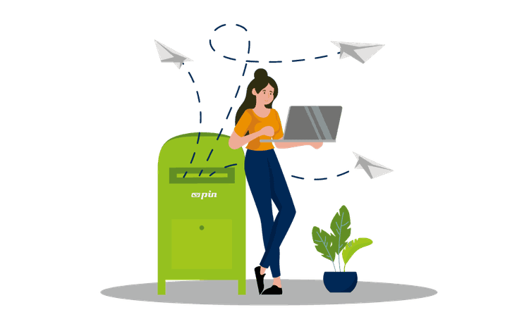 Briefkasten und Abholung Icon