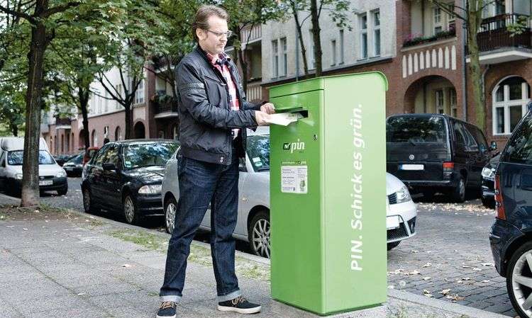 Post im PIN Briefkasten abgeben
