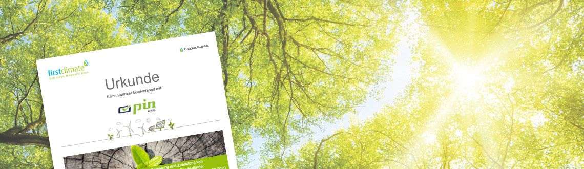 Klimaschutz bei der PIN