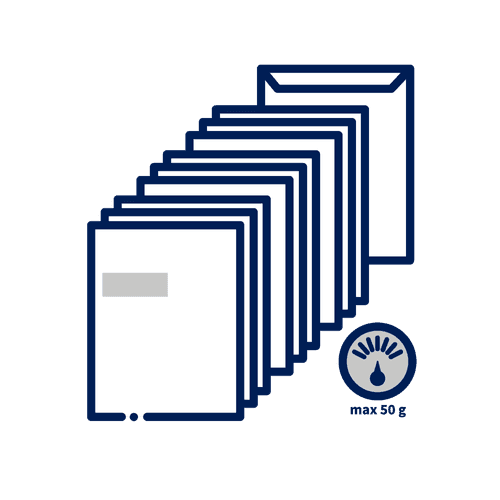 Werbepost Groß bis 50 g
